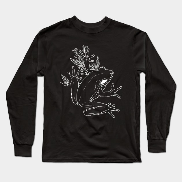 Tree Frog Long Sleeve T-Shirt by LadyMorgan
